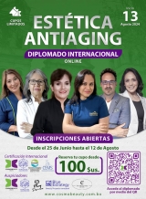 Diplomado internacional online > Esttica Antiaging