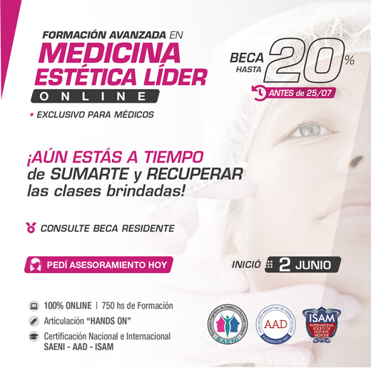 Online > Formacin Avanzada en Medicina Esttica Lder