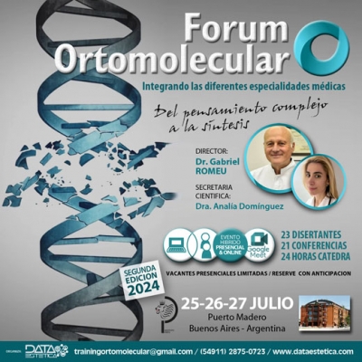 Llega la segunda edicin del Forum Ortomolecular